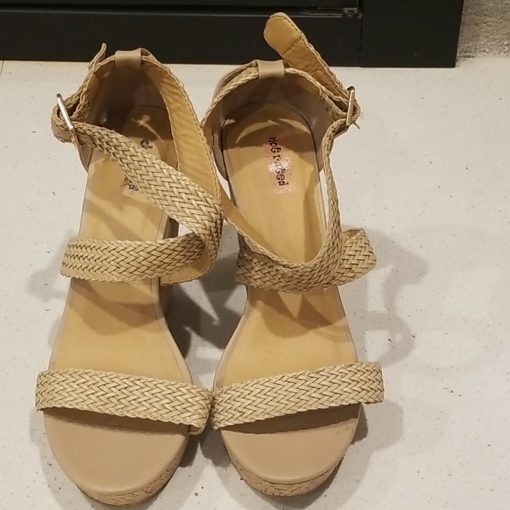 Cork Wedge Sandal